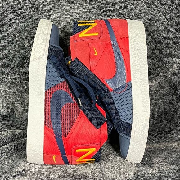 Nike SB Zoom Blazer Mid Premium FD5113-600 University Red Men Sneakers SIZE 7 - Picture 1 of 7